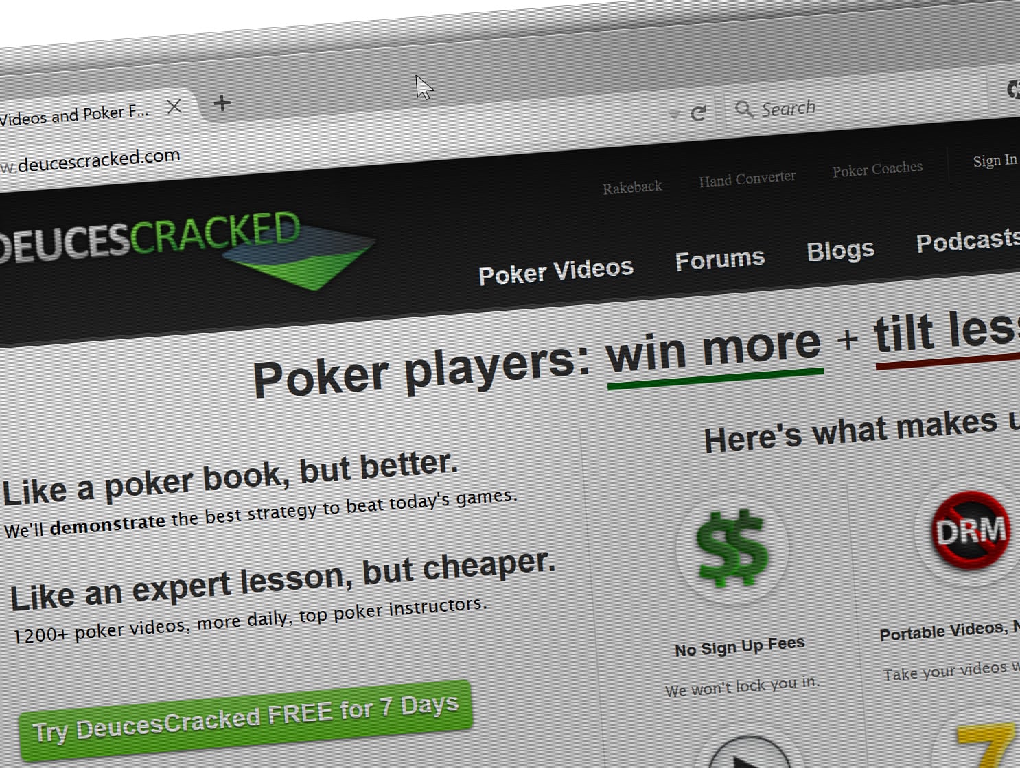 Welcome to DeucesCracked.com
