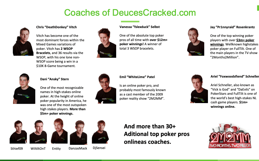 Over 50+ Poker Coaches - Learn from top poker pros today!