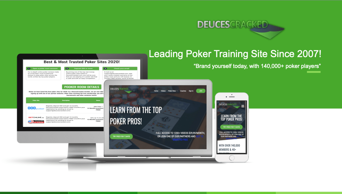 TOP POKER TRAINING SITE SINCE 2007!