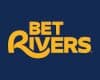The BetRivers logo features bold, yellow text reading BetRivers on a dark blue background, with the R in Rivers stylized as a wave—making it instantly recognizable for any 2025 Casino Review or Betrivers Casino fan.