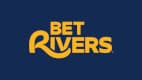 The BetRivers logo features bold, yellow text reading BetRivers on a dark blue background, with the R in Rivers stylized as a wave—making it instantly recognizable for any 2025 Casino Review or Betrivers Casino fan.